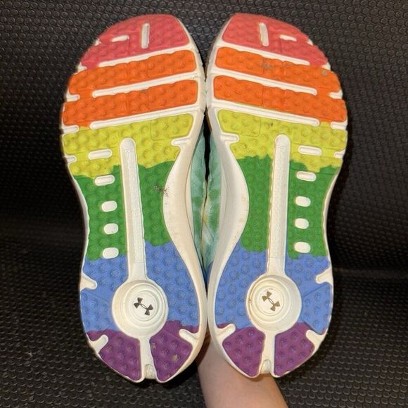 Under Armour HOVR Phantom Slip On Laceless PRIDE Athletic Shoes Mens Size 10 - Picture 7 of 8